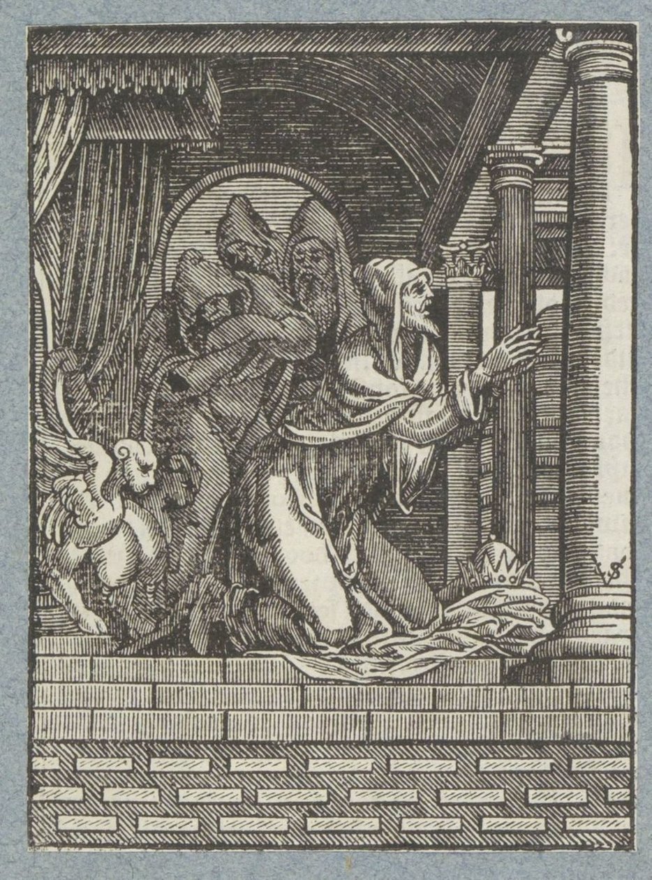 König von Ninive tut Buße von Christoffel van Sichem (II)