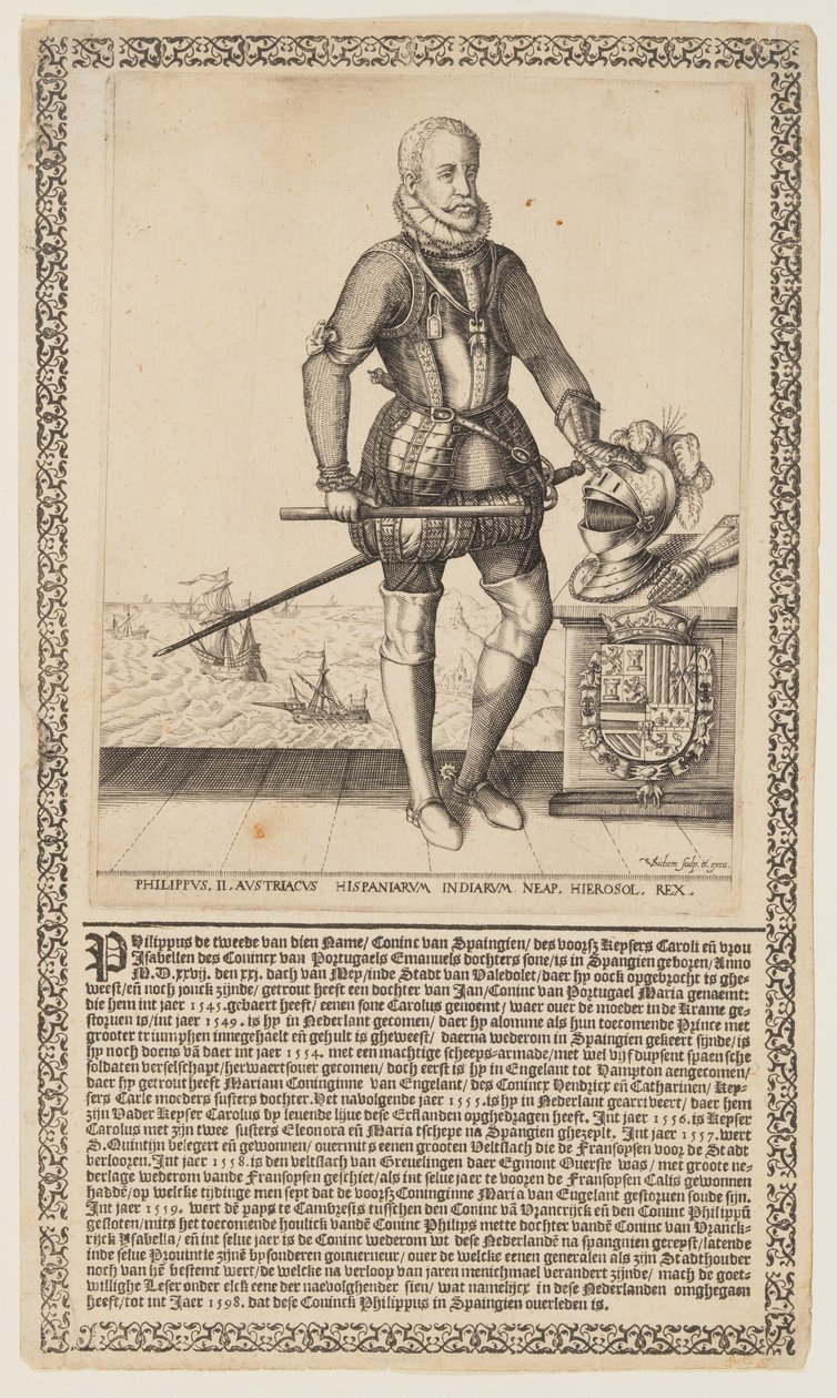 Philipp II., König von Spanien von Christoffel van Sichem I