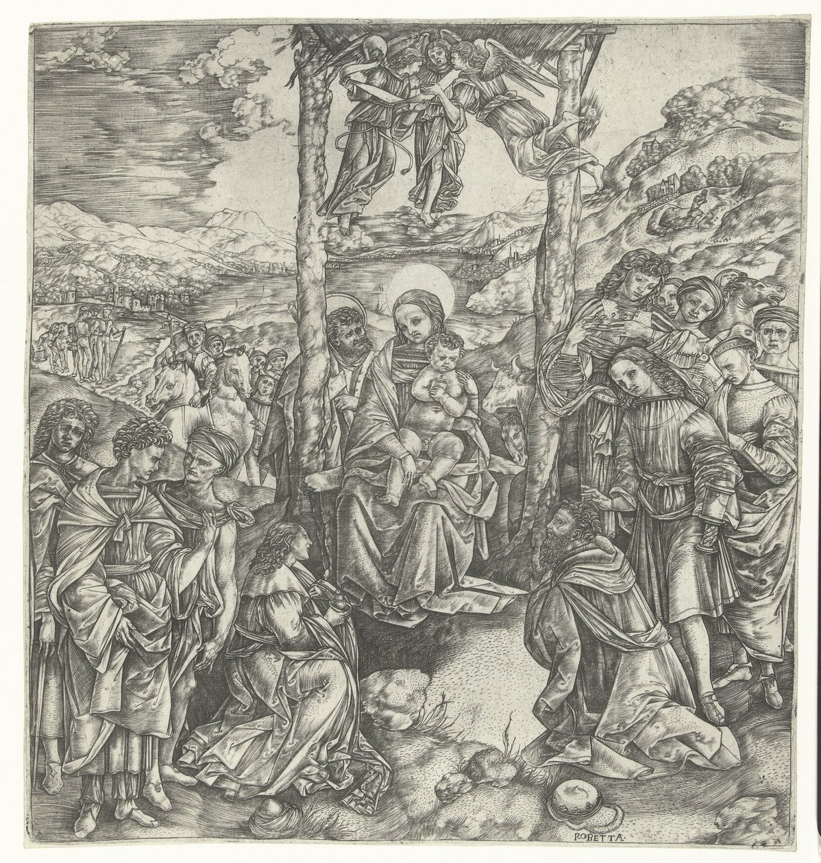 Anbetung der Könige von Christoforo di Michele Robetta