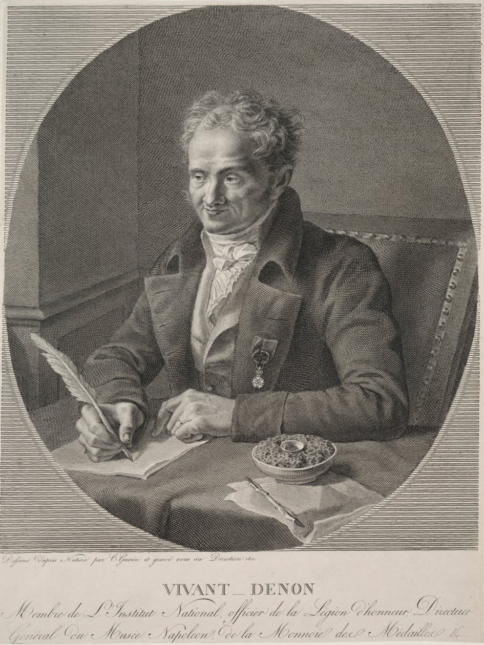 Dominique Vivant-Denon, 1810 von Christophe Guerin
