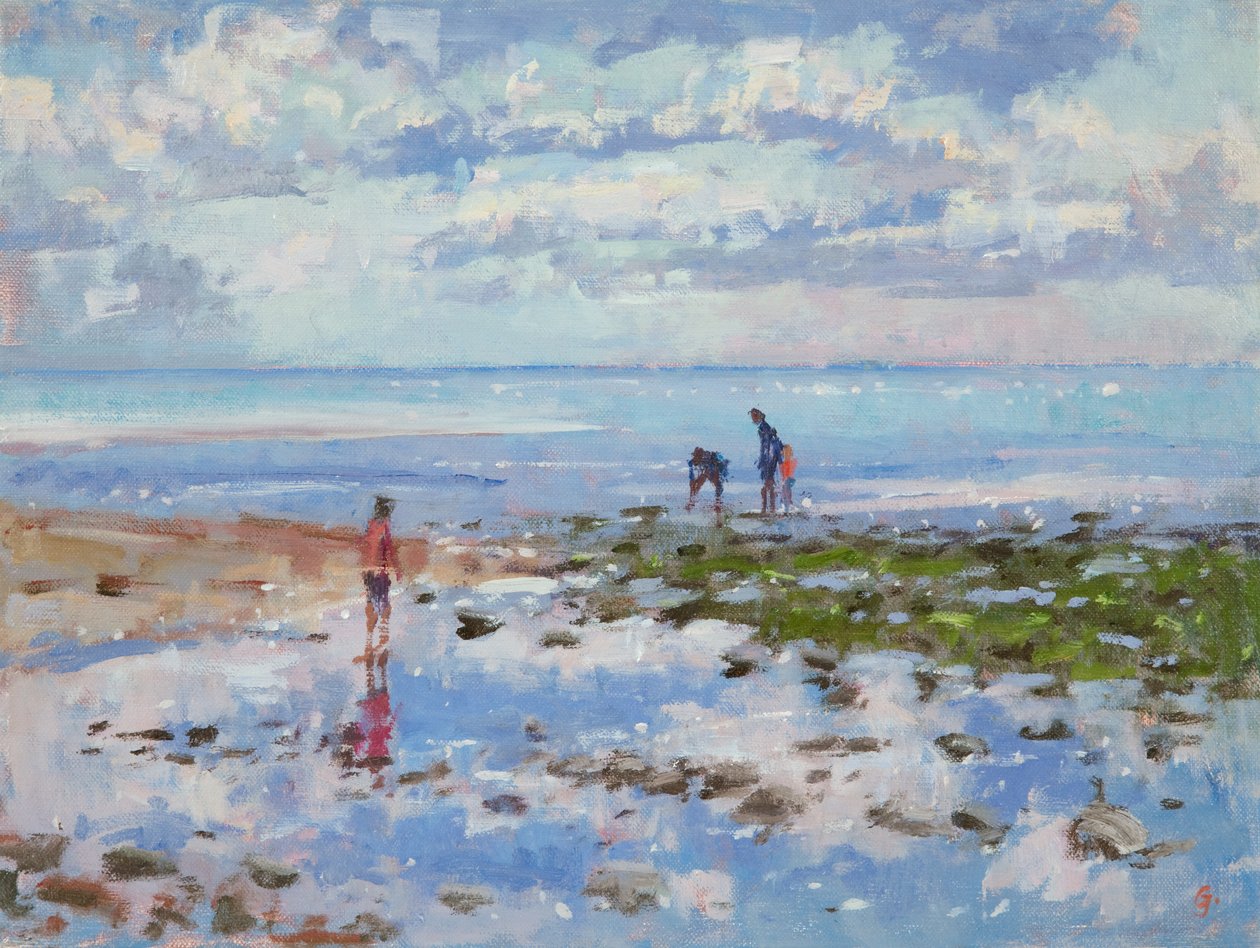 Ebbe in Charmouth, 2012 von Christopher Glanville