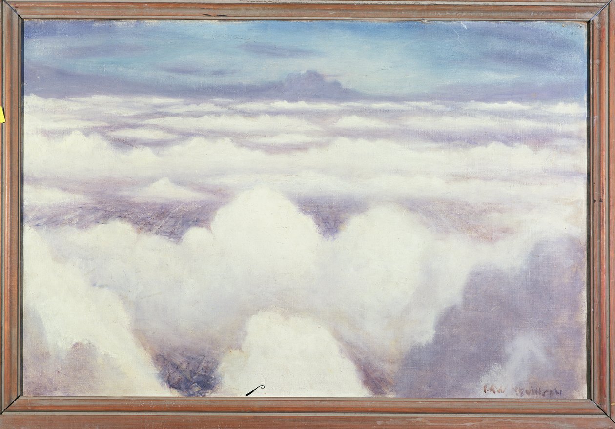 Luftaufnahme, wahrscheinlich über Flandern von Christopher Richard Wynne Nevinson