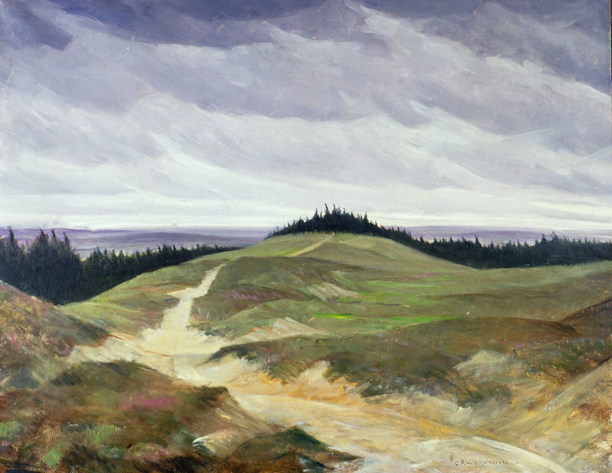 Sandiger Pfad von Christopher Richard Wynne Nevinson