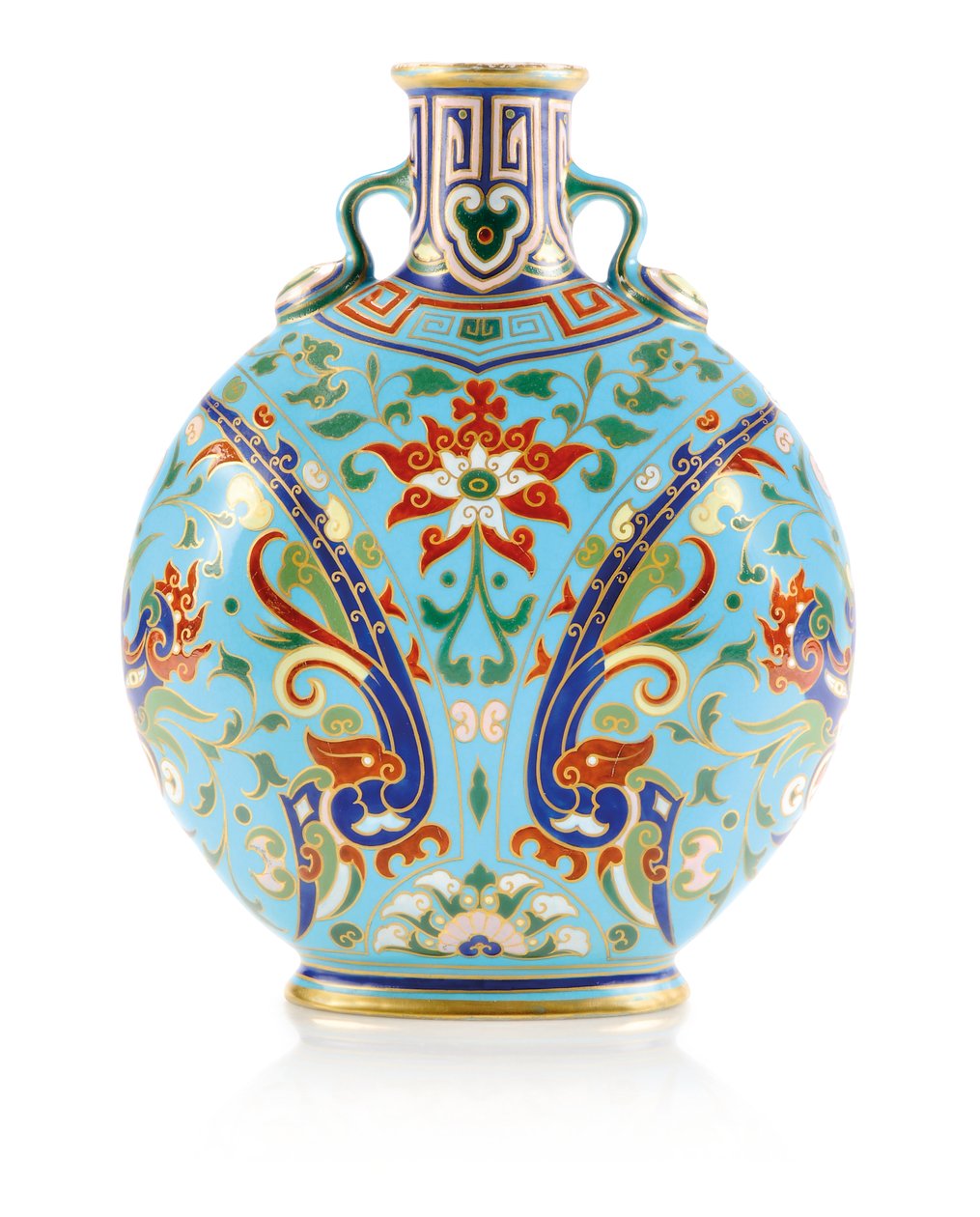 Minton Cloisonné Vase, 1867 von Christopher Dresser
