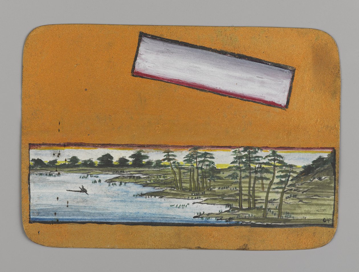 Landschaft (recto) von Christopher Grant La Farge