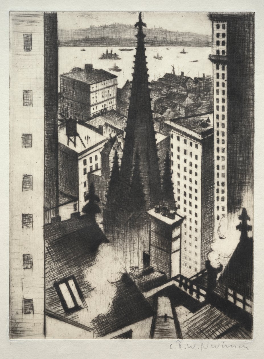Tempel von New York von Christopher Richard Wynne Nevinson