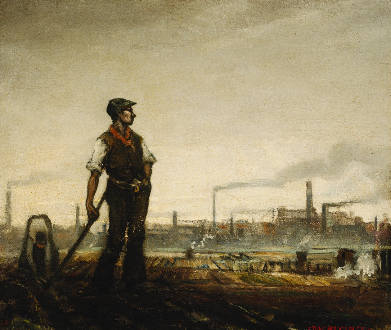 Kleingärten, East Ham von Christopher Richard Wynne Nevinson