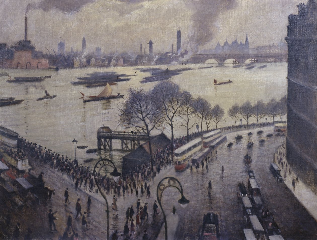 Blackfriars Bridge, London von Christopher Richard Wynne Nevinson