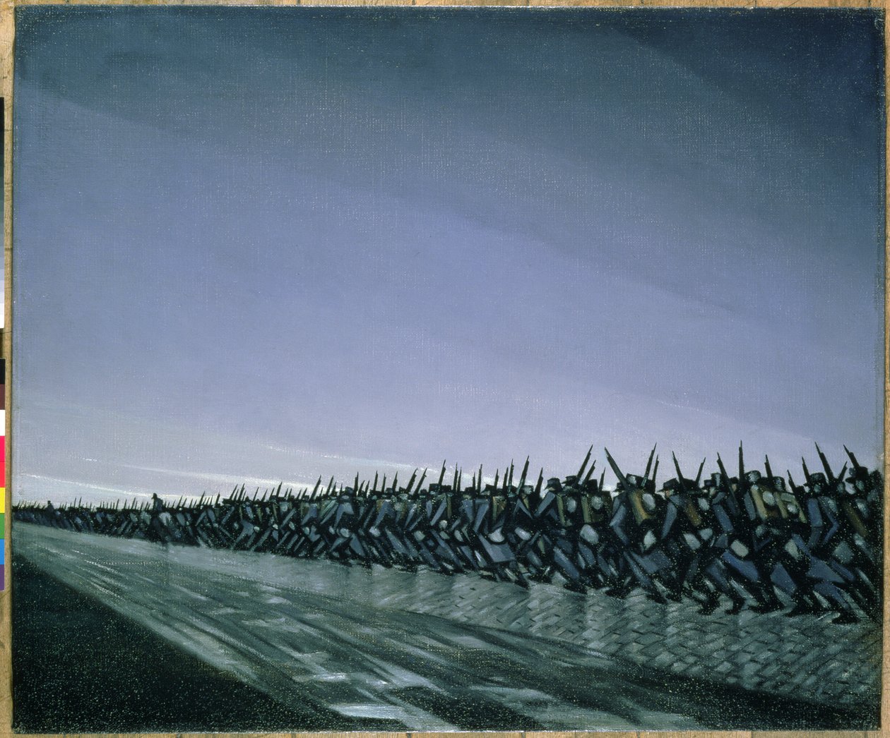Kolonne auf dem Marsch, 1915 von Christopher Richard Wynne Nevinson