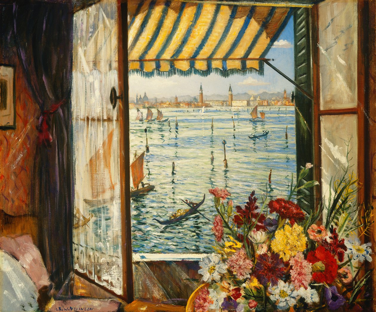 Aus einem venezianischen Fenster, 1934 von Christopher Richard Wynne Nevinson
