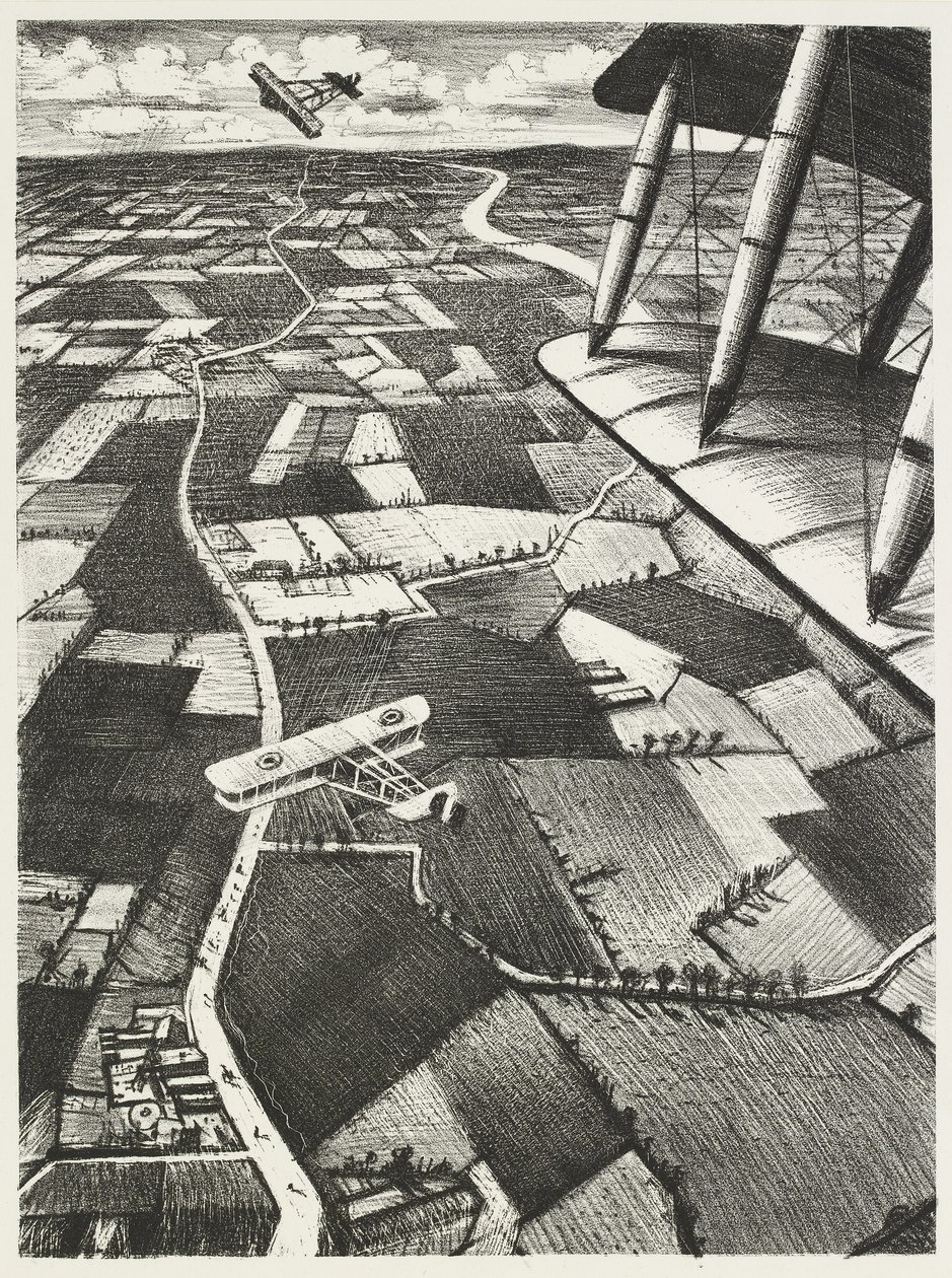 In der Luft, 1917 von Christopher Richard Wynne Nevinson