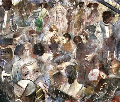 Nachtclub, ca. 1928 von Christopher Richard Wynne Nevinson