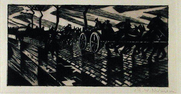 Auf dem Weg nach Ypern von Christopher Richard Wynne Nevinson