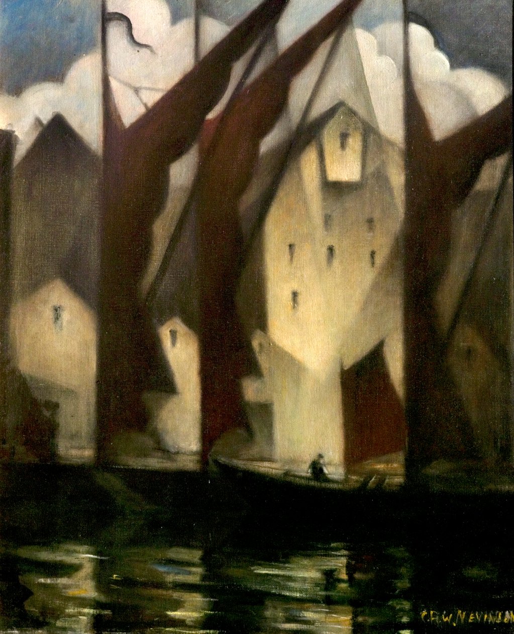 Thameside von Christopher Richard Wynne Nevinson
