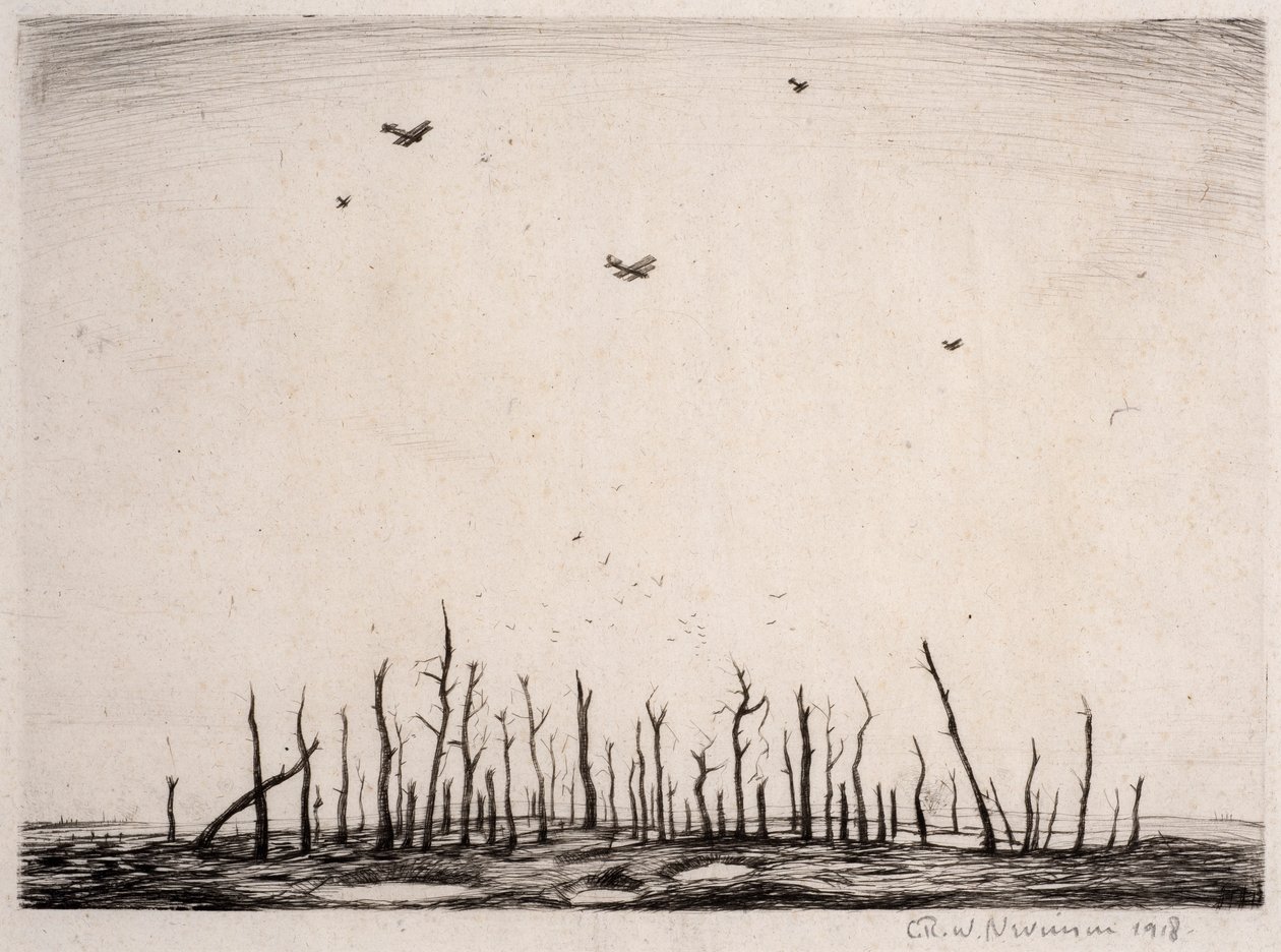 Dieses verfluchte Holz, 1918 von Christopher Richard Wynne Nevinson