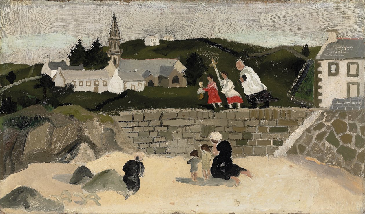 Das Sakrament, Ploaré, Bretagne von Christopher Wood