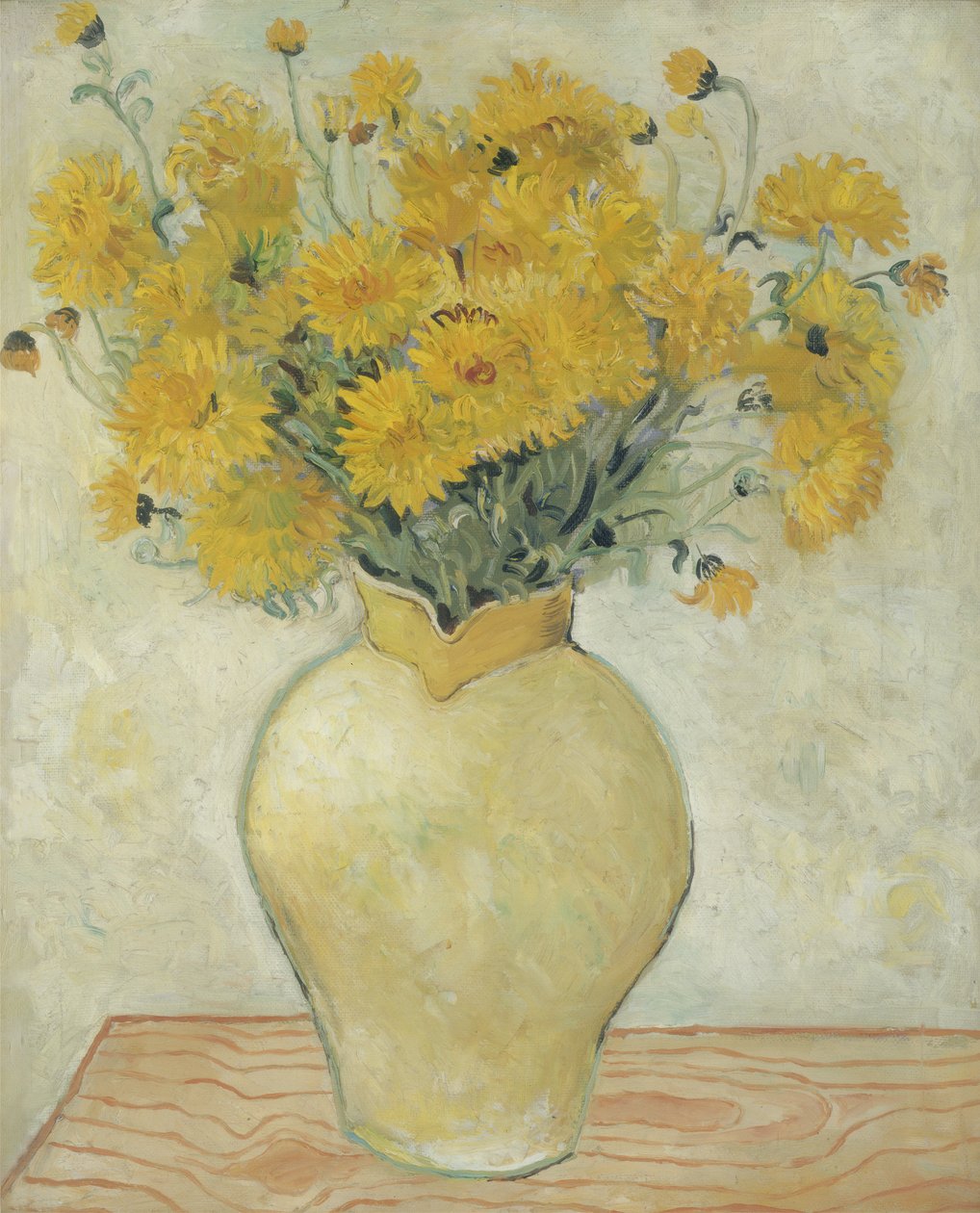 Gelbe Chrysanthemen, 1925 von Christopher Wood