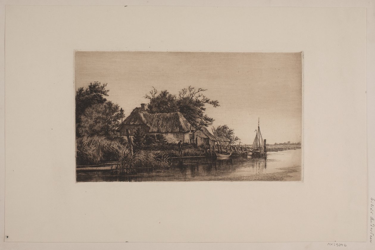 Flusslandschaft von Cilius Johannes Konrad Andersen