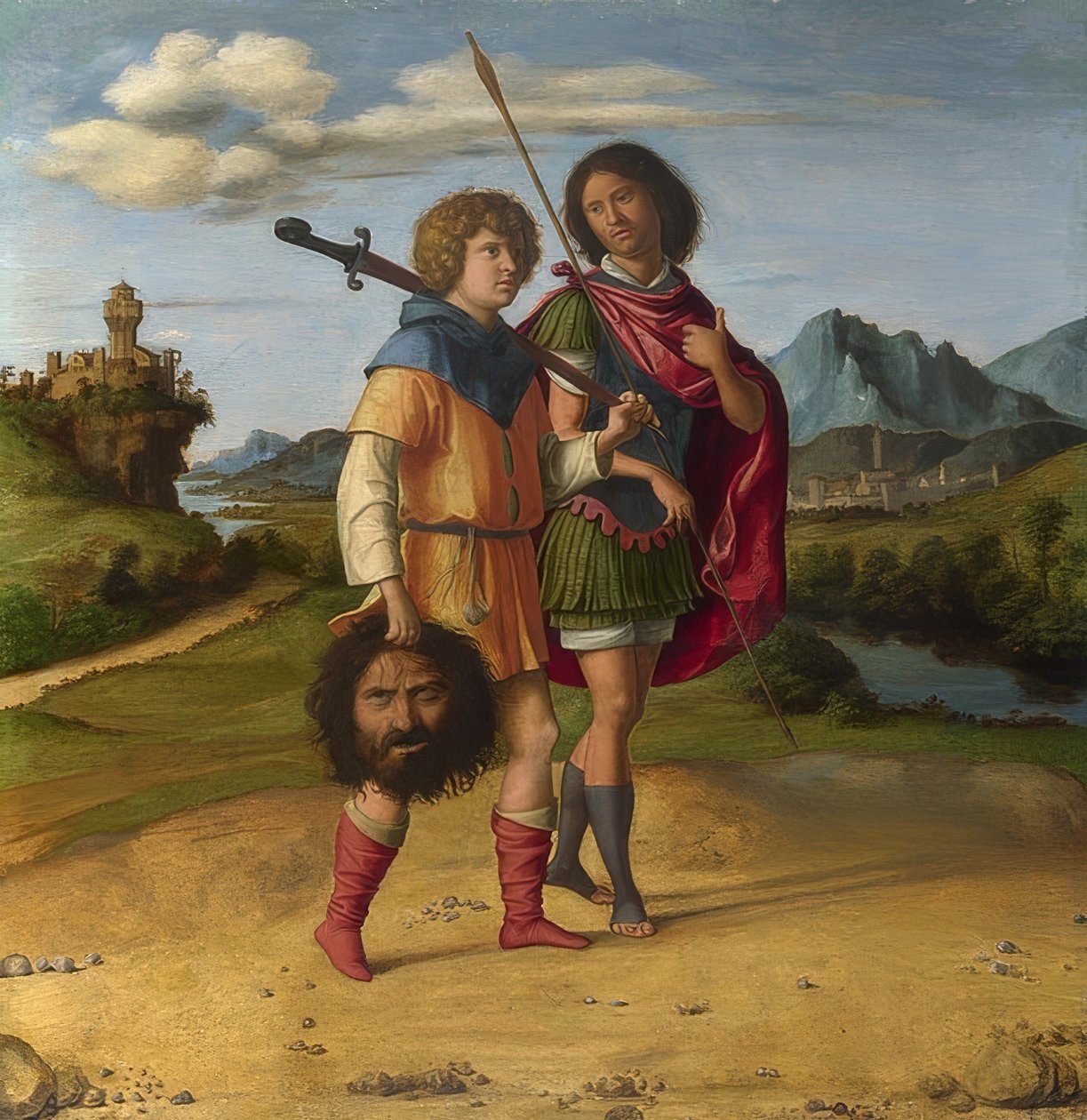 David und Jonathan (?) von Cima da Conegliano