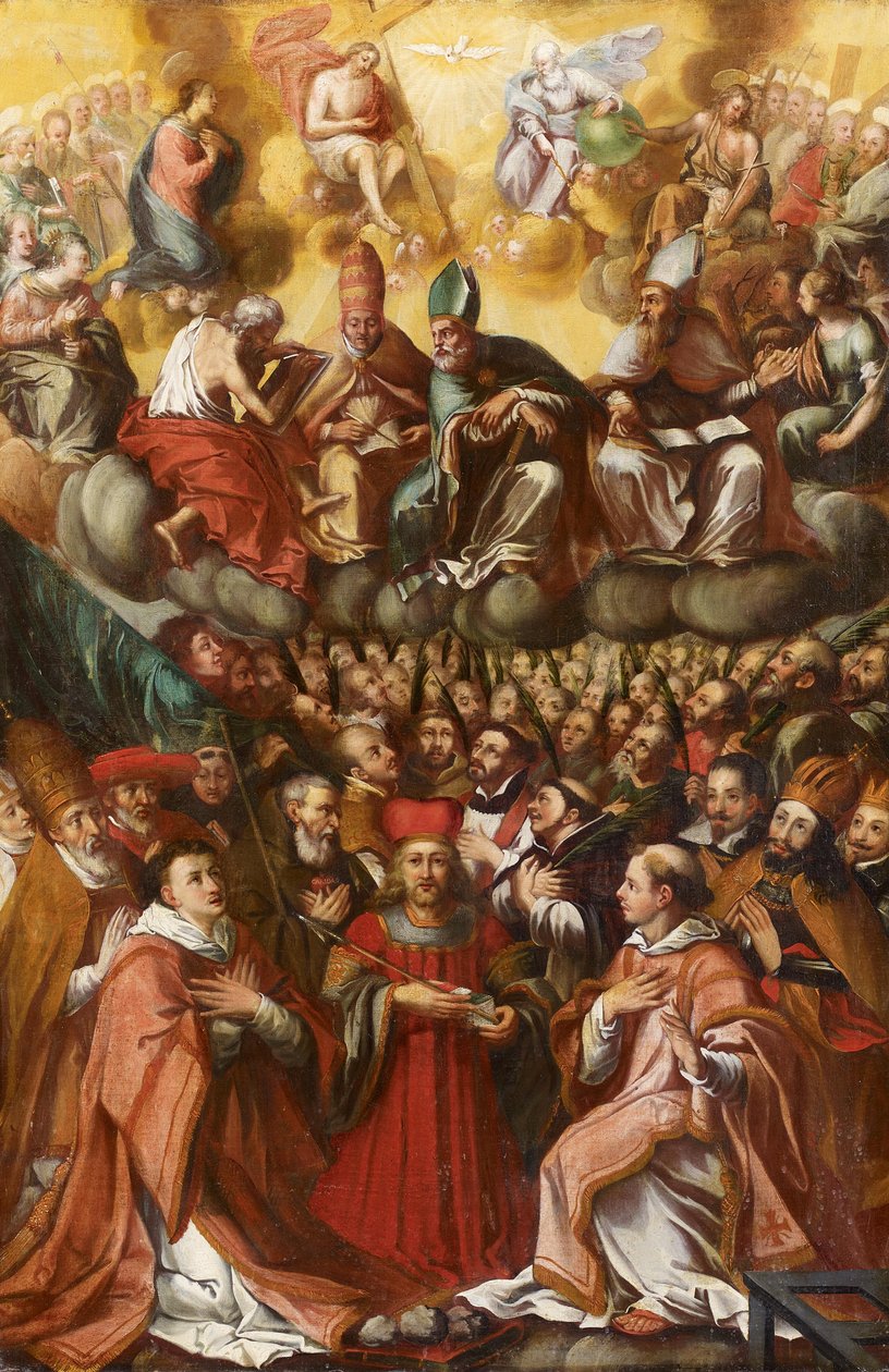 Allerheiligenaltar mit der Dreifaltigkeit von Circle of Christoph Thomas Scheffler
