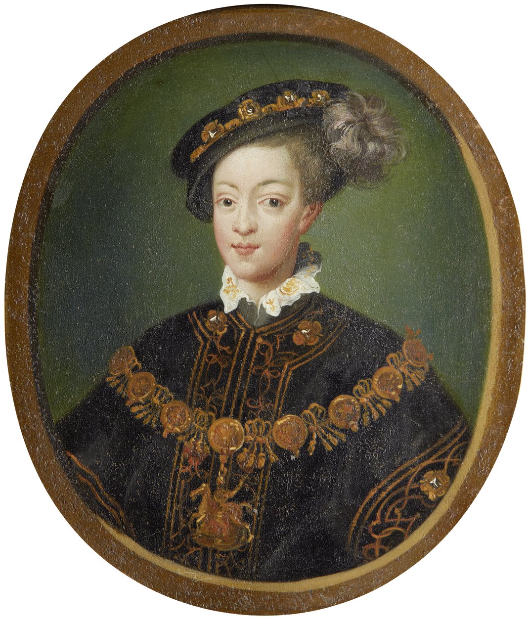 Porträt von Edward VI von Circle of Isaac Oliver