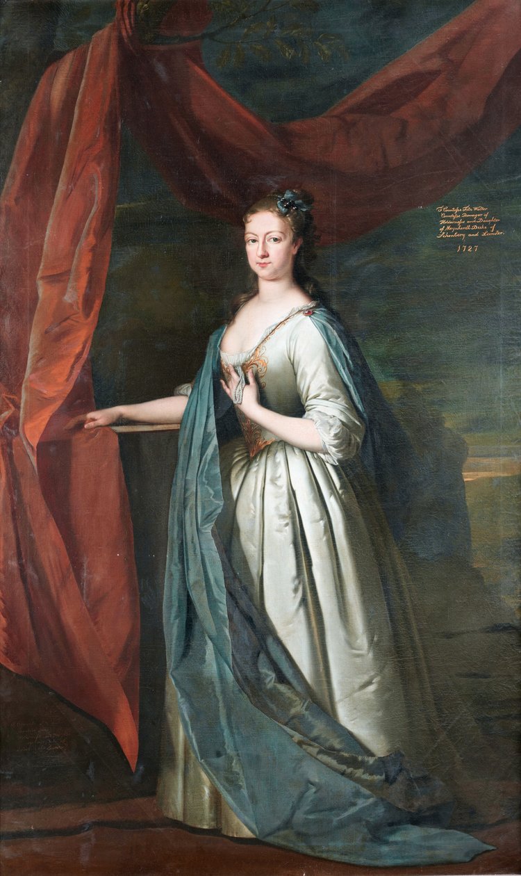Frederica, Gräfin FitzWalter von Circle of Joseph Highmore