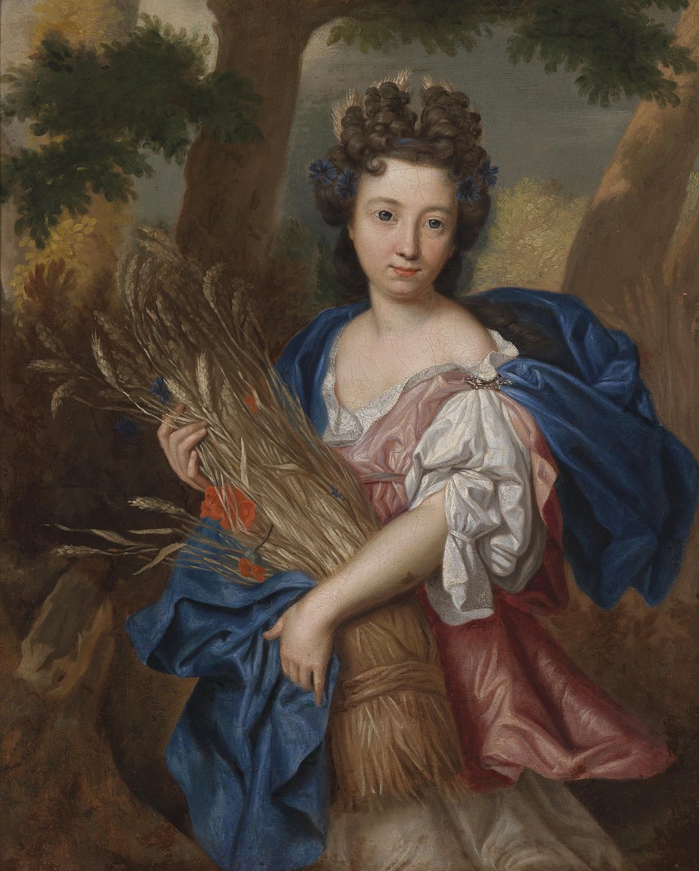 Porträt einer unbekannten Frau als Ceres von Circle of Pierre Mignard