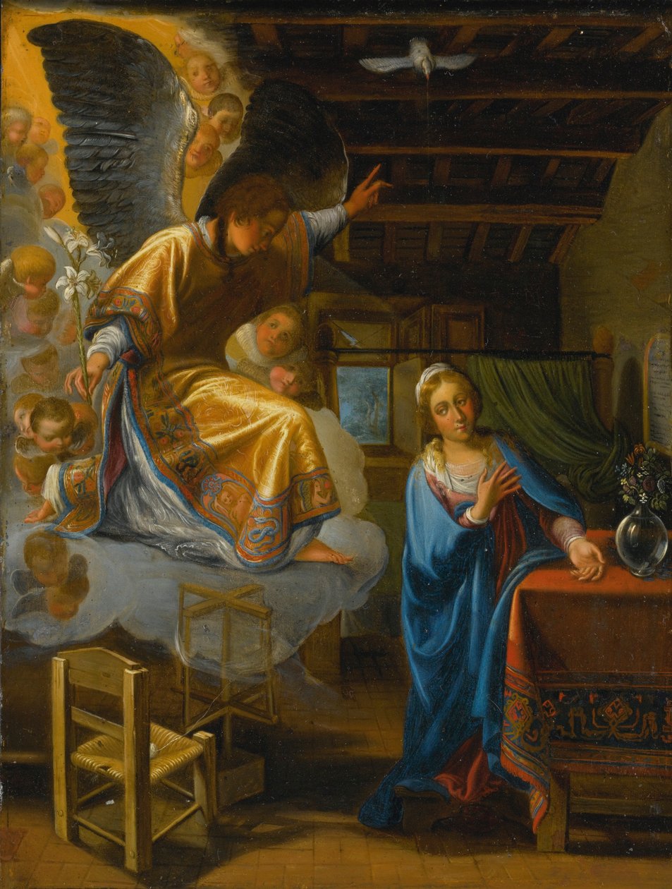Verkündigung von Circle of Adam Elsheimer