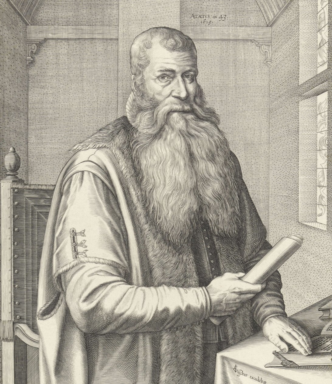 Johann Bogermann (1576-1637) von Claes Jansz Visscher