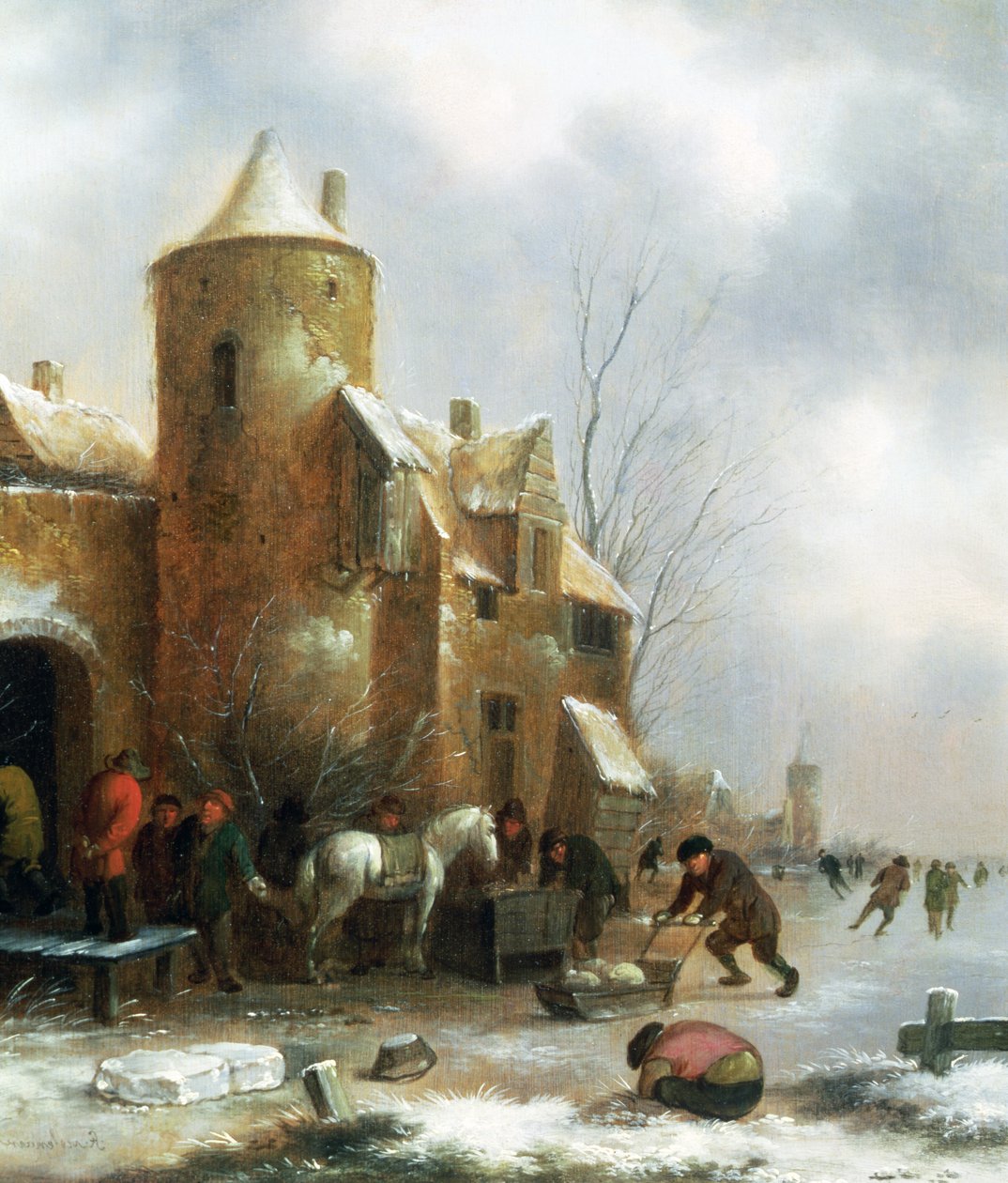 Winterlandschaft von Claes Molenaer