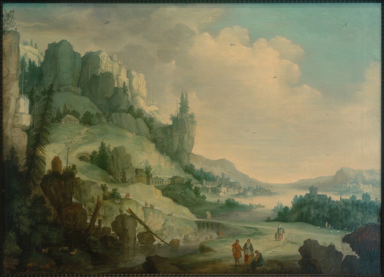 Gebirgslandschaft von Claes Dirckz van der Heck