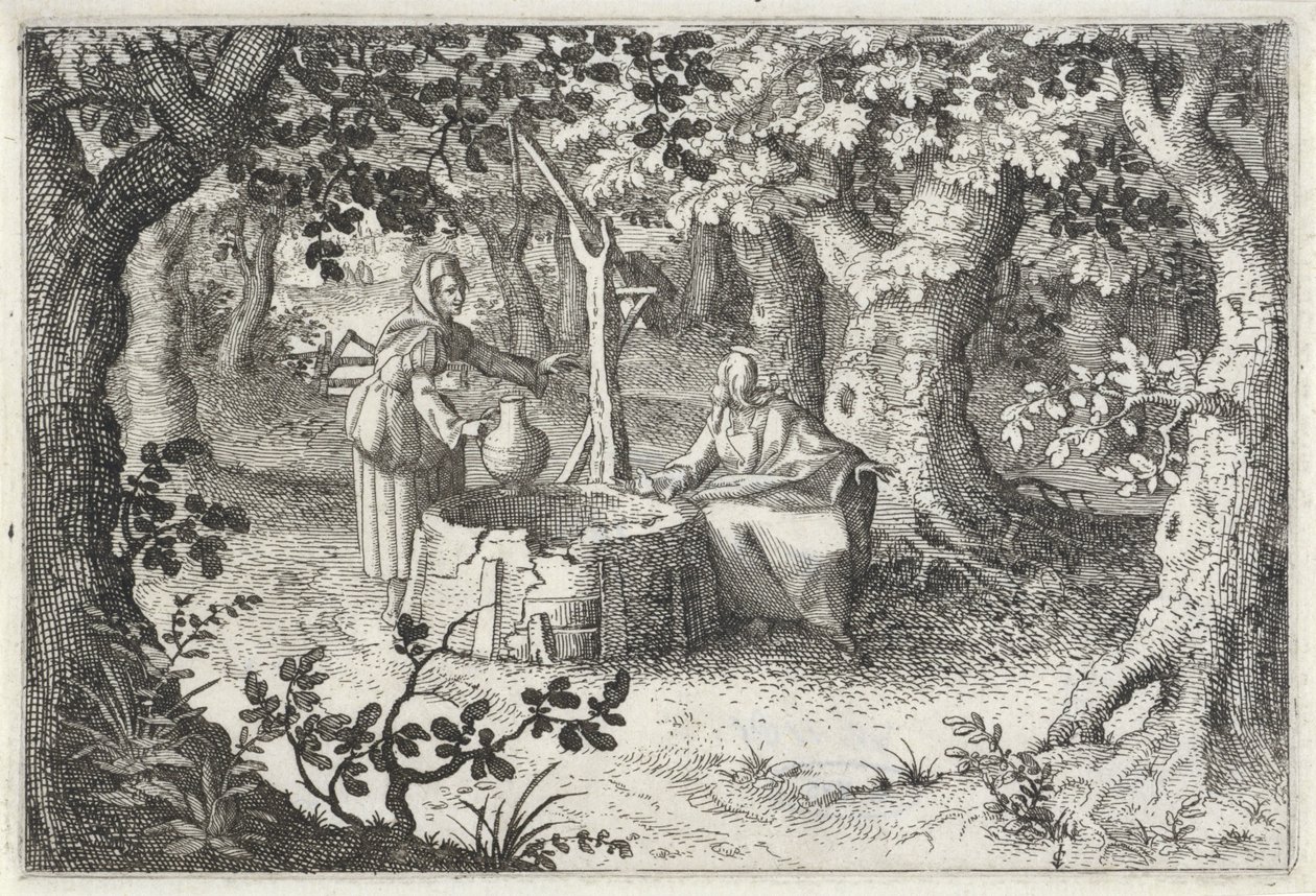 Christus und die Samariterin von Claes Jansz. Visscher (II)