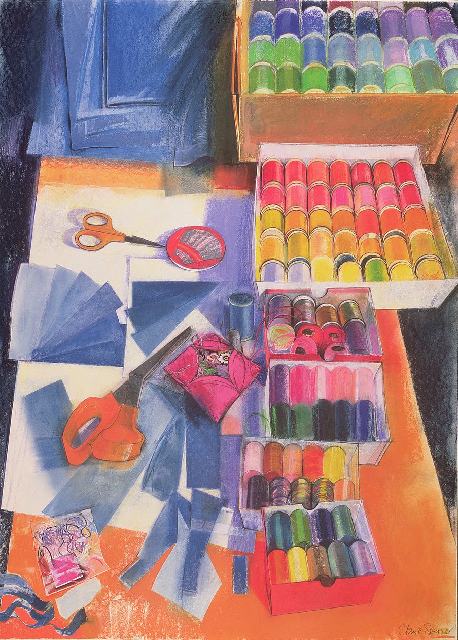 Werkbank von Claire Spencer