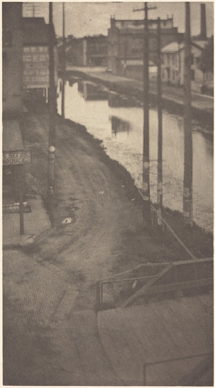 Telegrafenmasten, ca. 1900 von Clarence Henry White