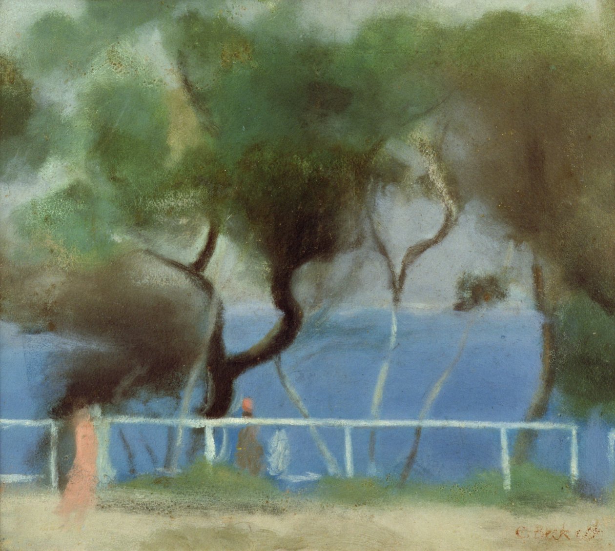 Das blaue Meer, Beaumaris von Clarice Beckett
