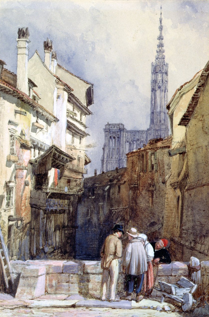 Ein Kanal in Straßburg von Clarkson Frederick Stanfield