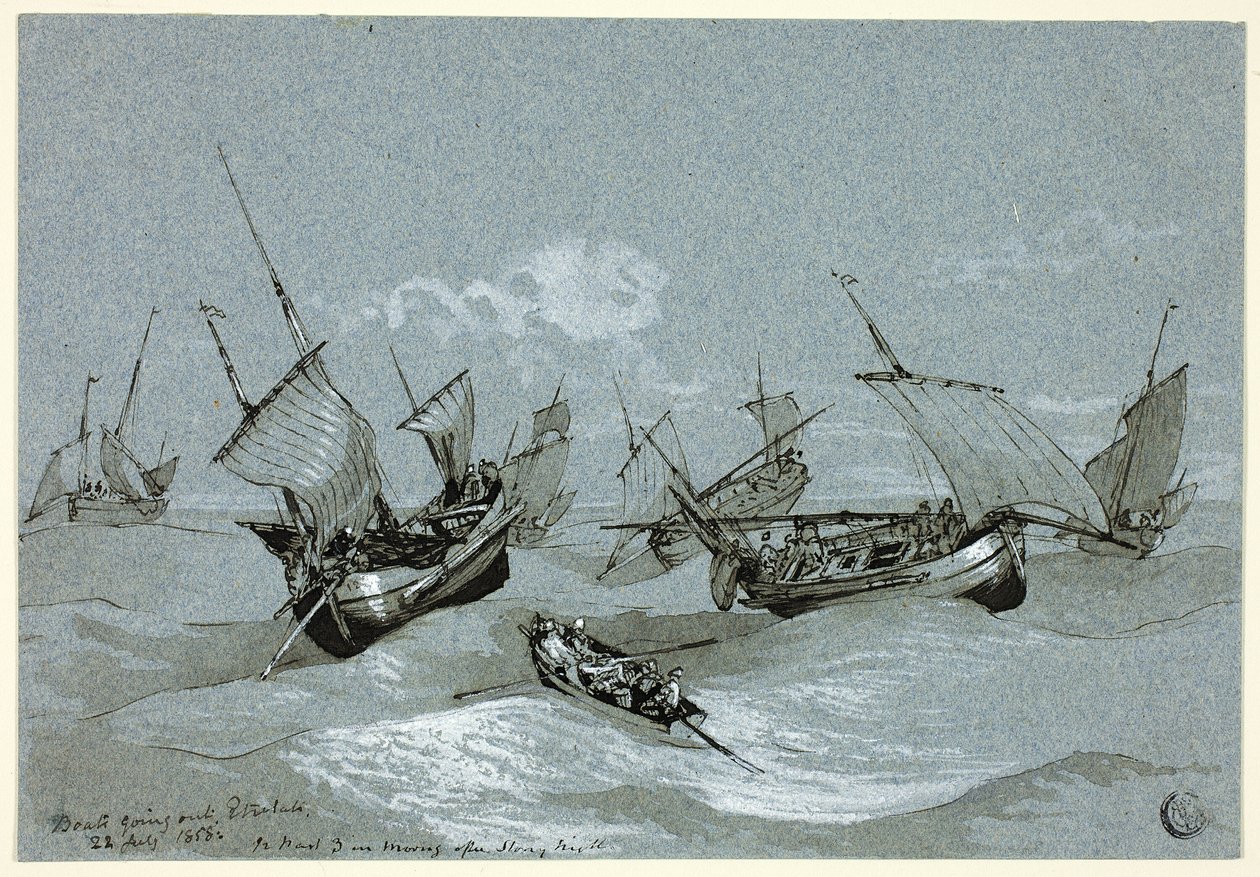 Boote fahren hinaus, Entretat von Clarkson Stanfield