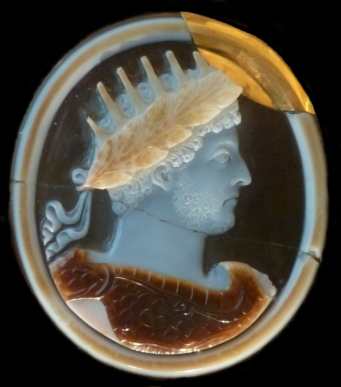 Kameo des Kaisers Commodus von Classical Antiquities