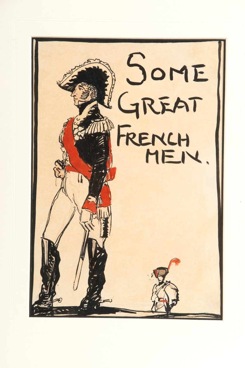 Einige große französische Männer, 1917 von Claud Lovat Fraser