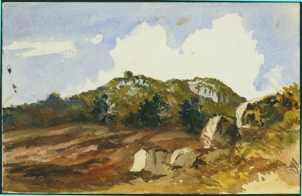 Die Mahrakah, Karmel, 1872 von Claude Conder