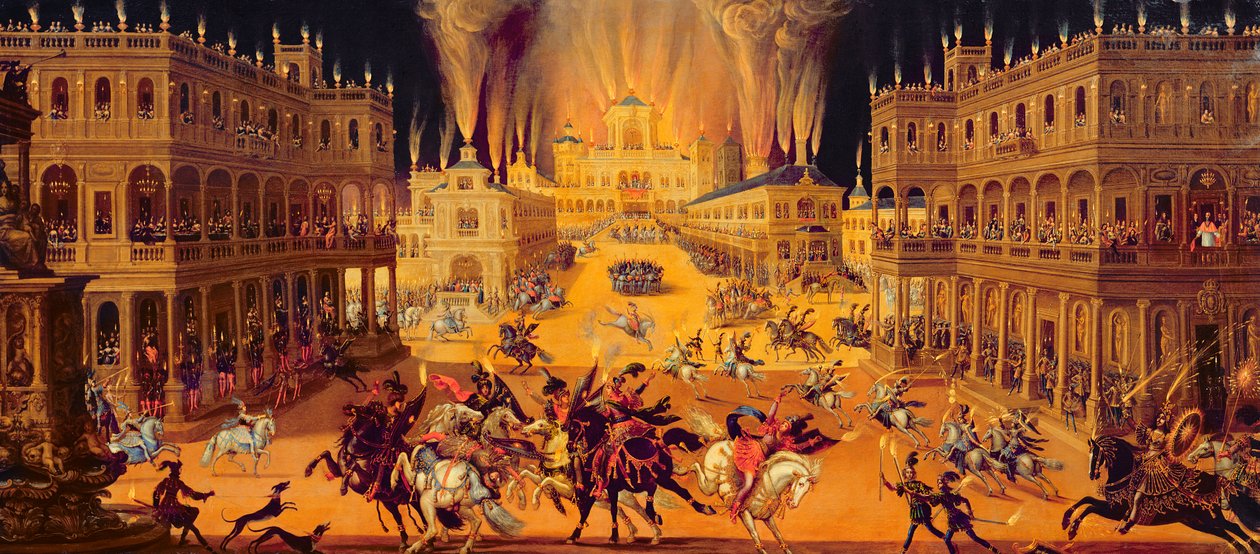 Feuer, ca. 1640-41 von Claude Deruet