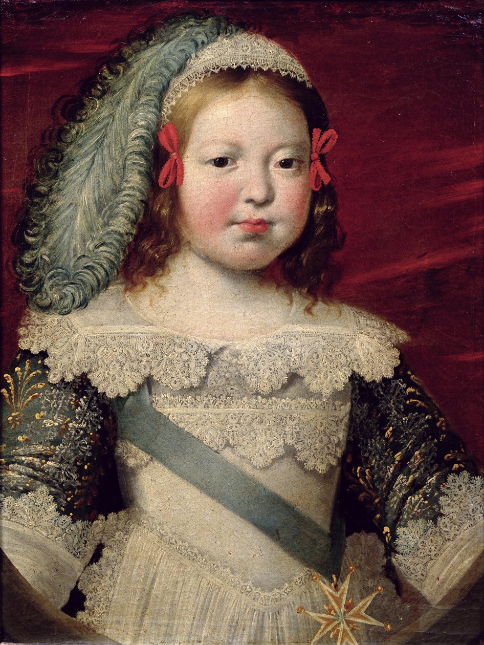 Porträt von Ludwig XIV. (1638-1715) als Kind, ca. 1641-42 von Claude Deruet