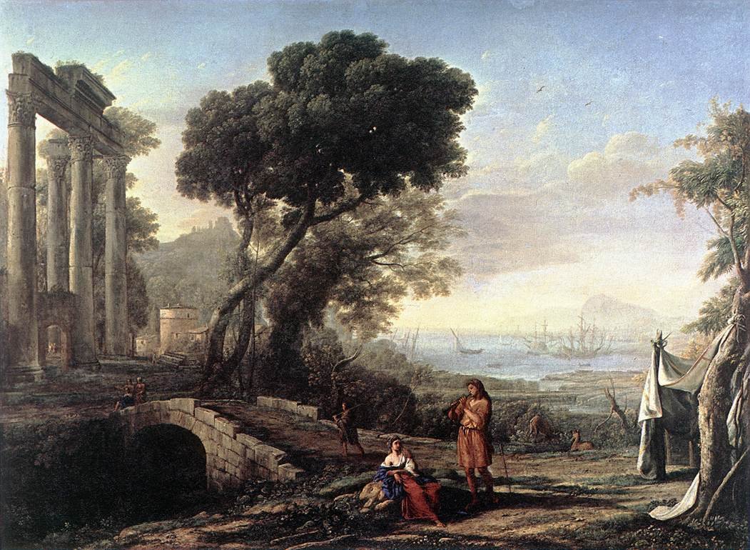 Italienische Küstenlandschaft von Claude Lorrain