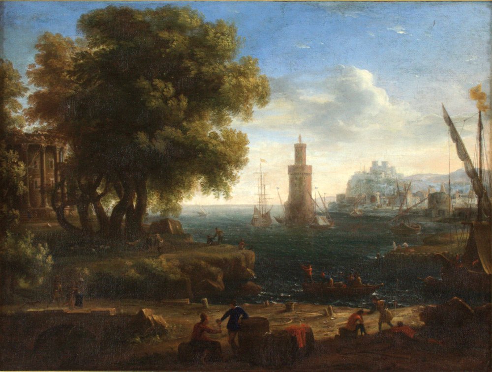 Hafenlandschaft von Claude Lorrain