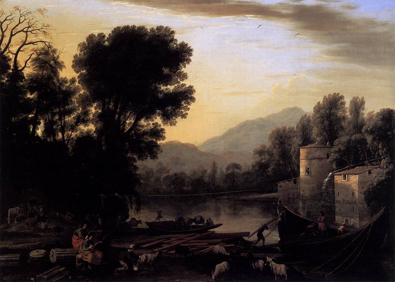 Die Mühle von Claude Lorrain