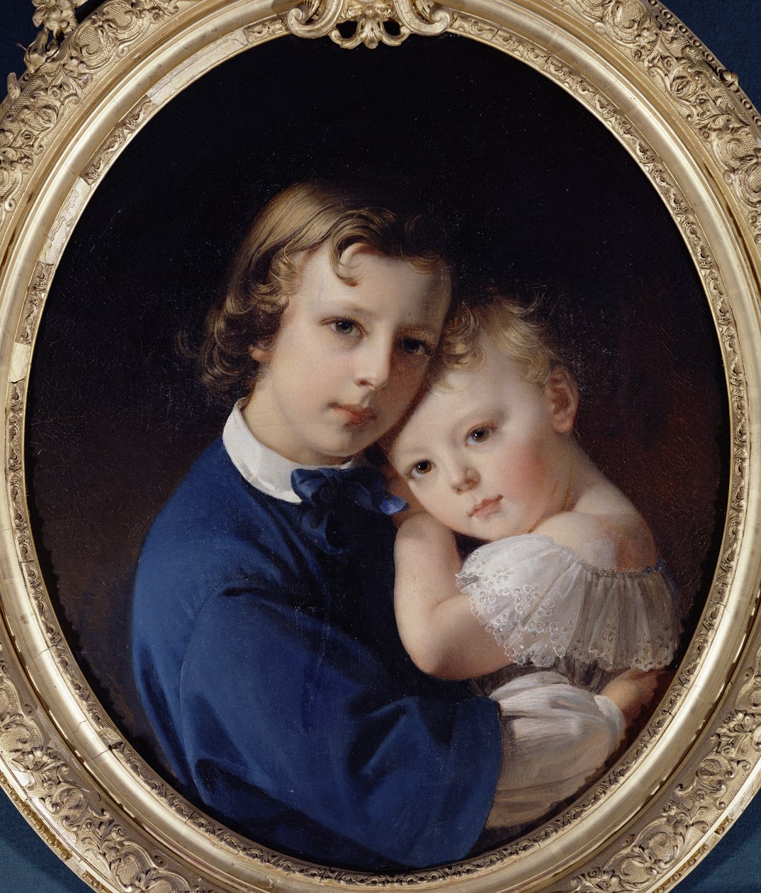 Paul und Rene Dubufe, ca. 1852 von Claude Marie Dubufe
