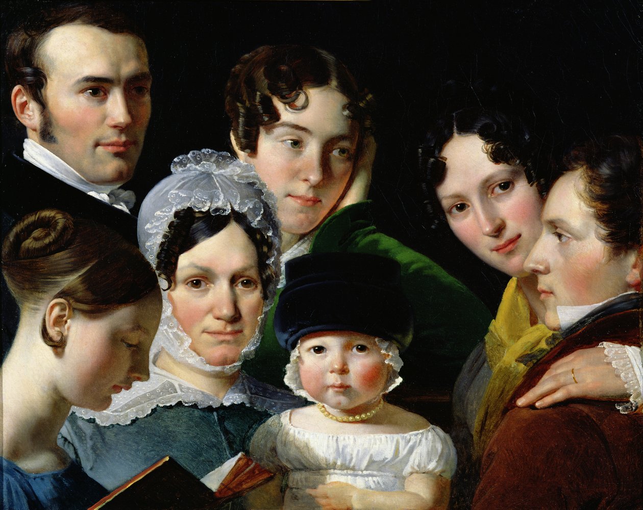Die Familie Dubufe im Jahr 1820 von Claude Marie Dubufe