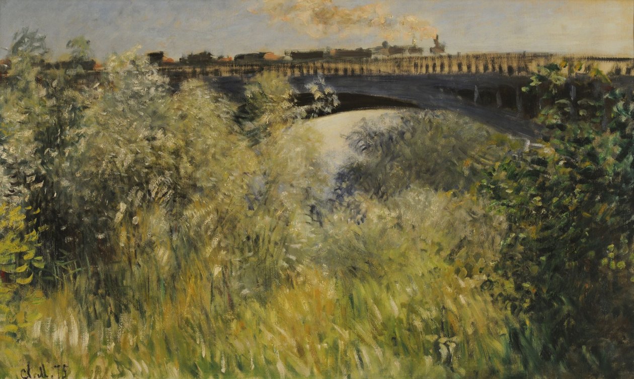 Die Brücke von Argenteuil von Claude Monet