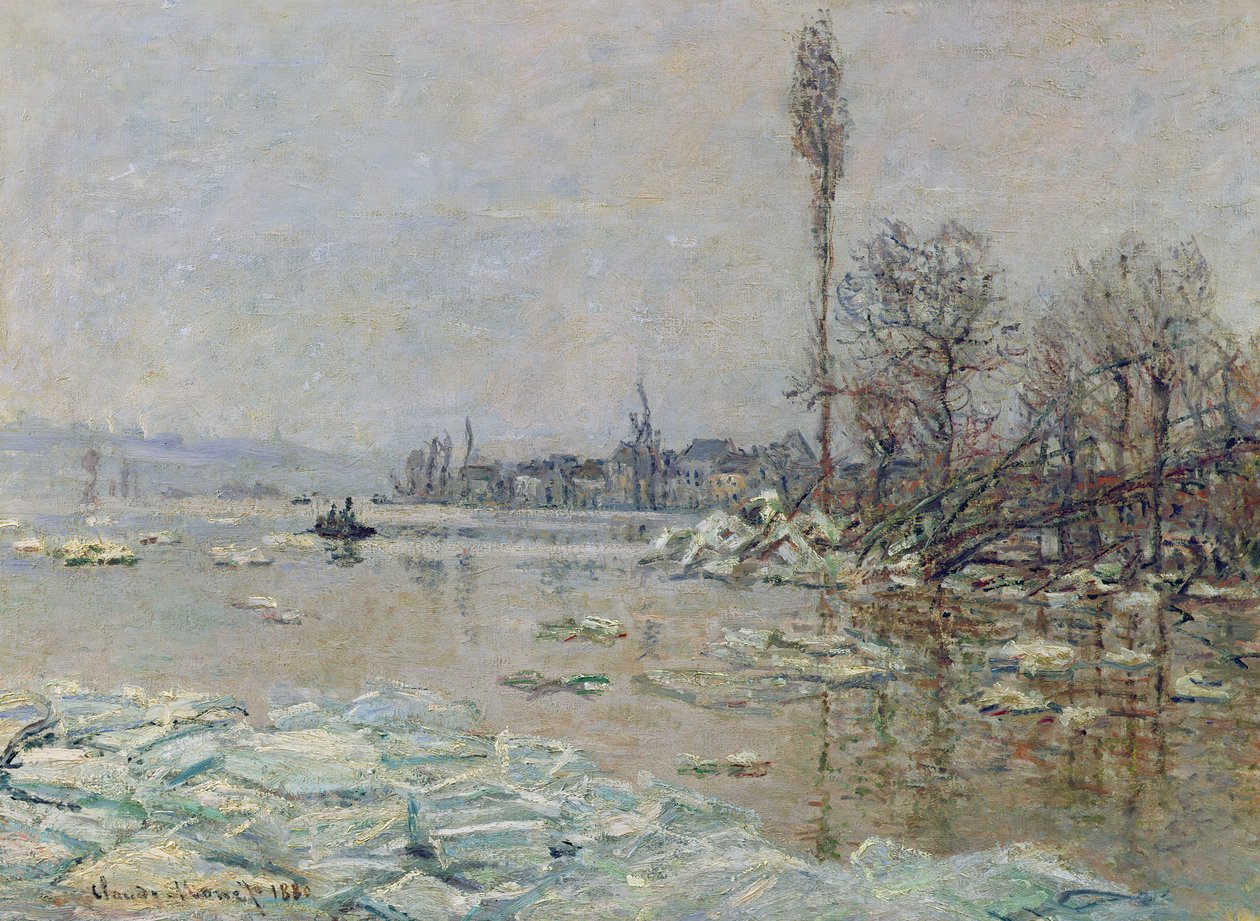 Eisbruch, 1880 von Claude Monet