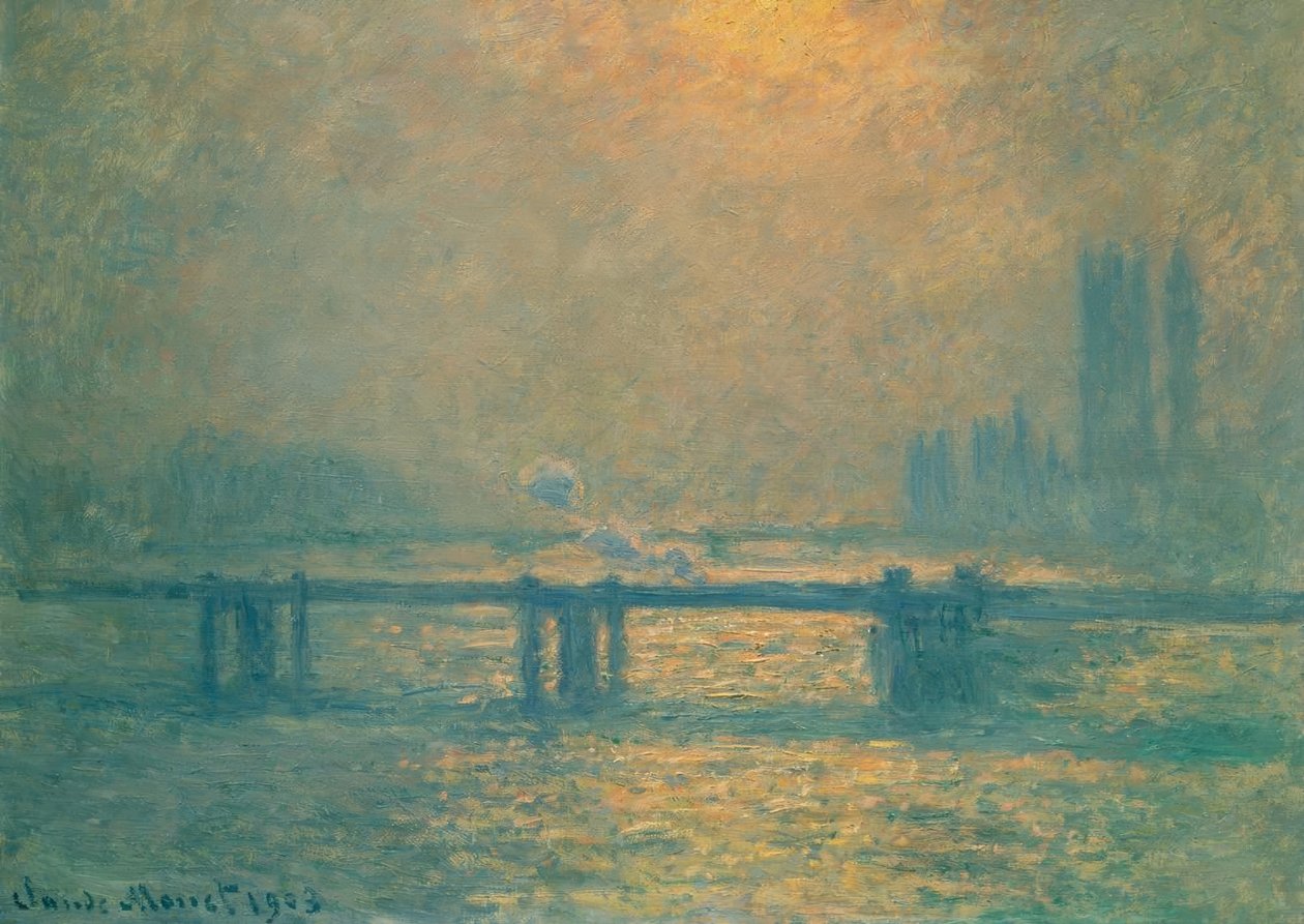 Charing Cross Bridge von Claude Monet
